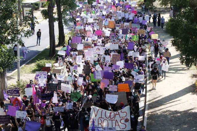 Avisa Segob que habrá 4 marchas por el 8M en Puebla