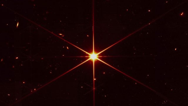 Telescopio James Webb: NASA capta por primera vez una foto de alta calidad de una estrella