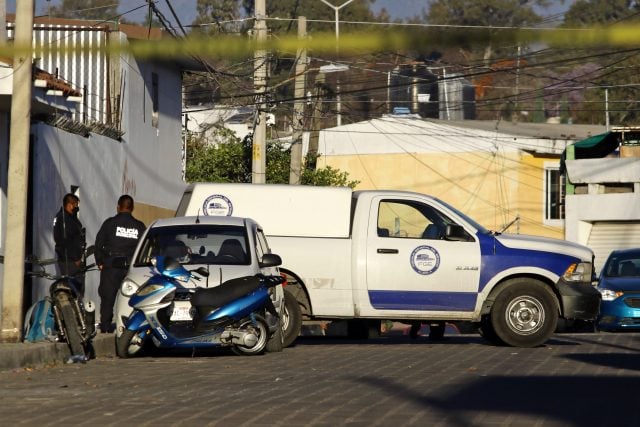 Autoridades en Atlixco