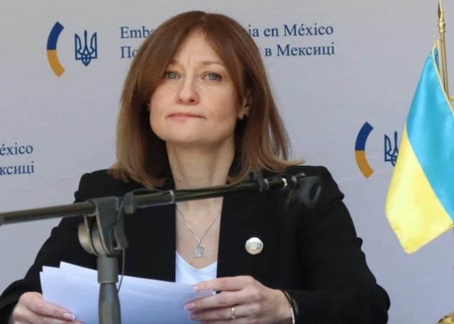 Pide embajadora de Ucrania a México aplicar sanciones contra Rusia