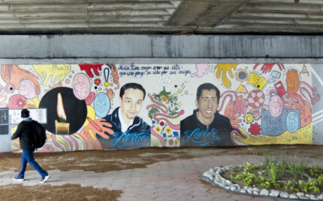 mural de estudiantes del tec asesinados