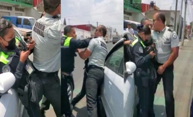 Guardia Nacional se deslinda de agresión a policía municipal de Puebla