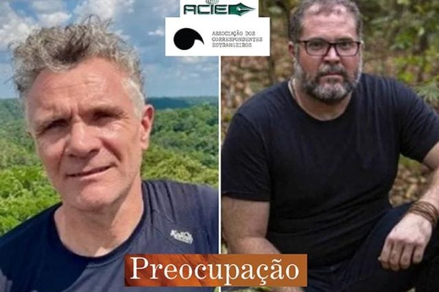 Corresponsales en Brasil se encuentran preocupados por la desaparición del periodista inglés y el indigenista