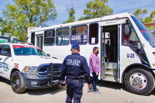 SMT revisa 33 unidades de la ruta 45 A para constatar su legalidad