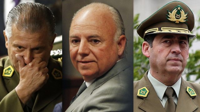 Exgenerales Carabineros