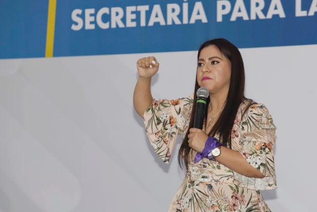 En conferencia, Olimpia Coral pide justicia para Monzón y mujeres asesinadas