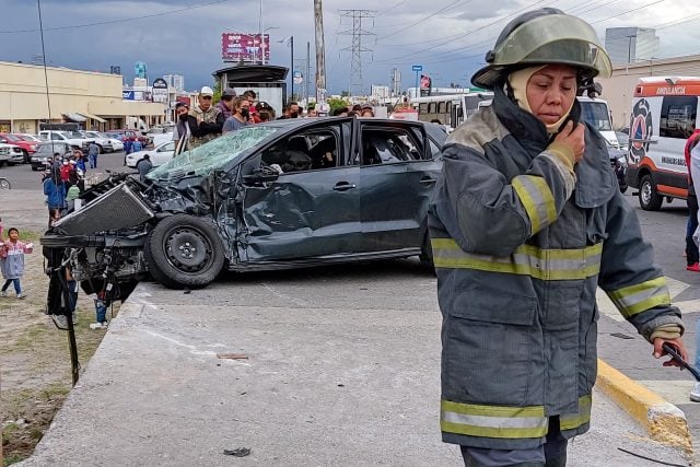 Piden indemnización afectados por choque de ruta 45 A