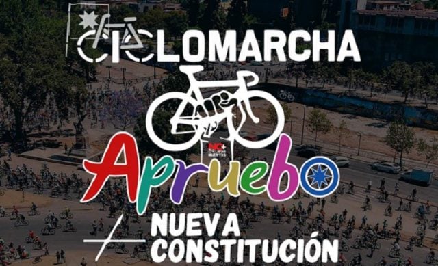 Este domingo 17 de julio se inicia en la Región Metropolitana la CicloMarcha “Apruebo Nueva Constitución”