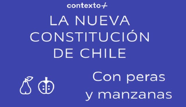 Disponible online y para descarga: libro guía sobre la propuesta Constitucional “Con peras y manzanas”