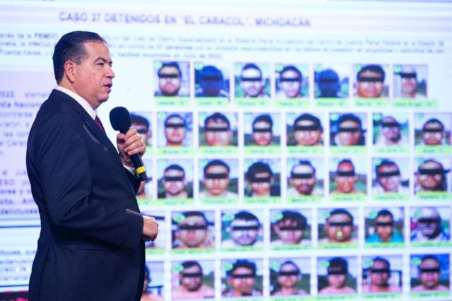 Confirman 42 detenidos por crear disturbios en norte del país