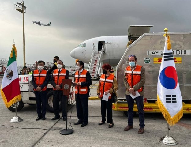 Corea del Sur ahora dona 516 mil vacunas anticovid a México