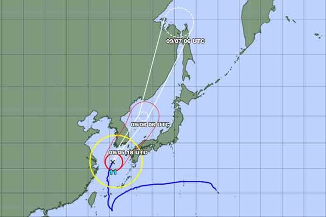 Ordenan la evacuación en ciudades japonesas por tifón Hinnamnor