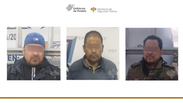 Policía estatal detiene a 3 personas por transporte ilegal de gas LP