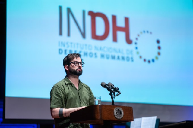 Boric carga contra “sectores amplios de la derecha” por “poner en jaque” presupuesto del INDH y el Museo de la Memoria: «Los DDHH no son una ideología privativa de cierto sector político»