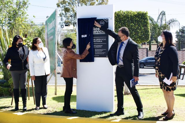 Por 27 años, develan placa conmemorativa de Estación de Servicio Universitaria