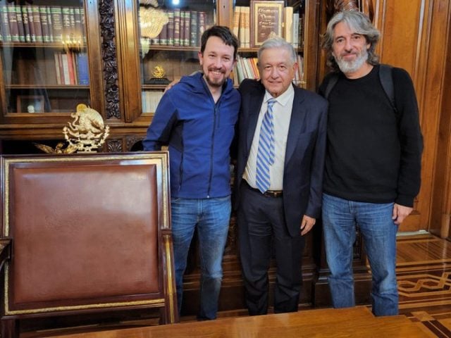 Recibió AMLO a Pablo Iglesias, ex vicepresidente segundo del gobierno español y fundador de Podemos