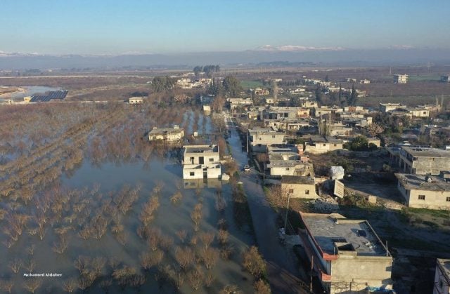 Terremoto en Siria: Derrumbe de represa inunda a un pueblo entero (Devastadoras imágenes)