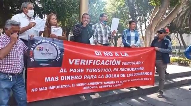 Anuncian nueva marcha contra verificación vehicular; convocan a opositores a sumarse