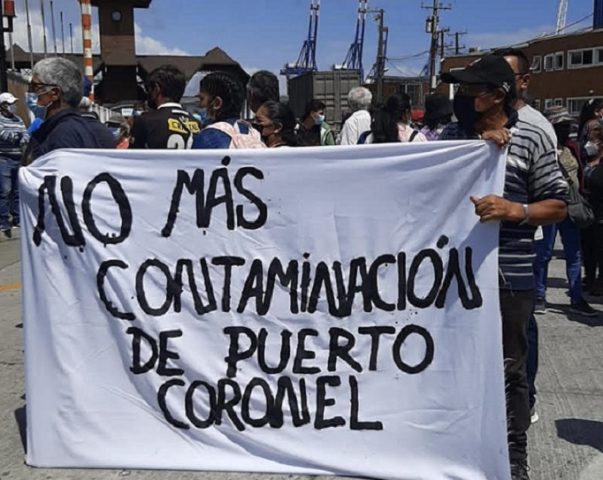 Grave denuncia ciudadana por contaminación con soda cáutica en Coronel