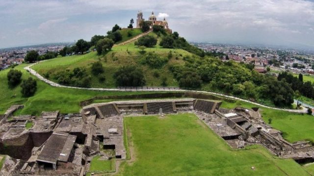 Develan hallazgos arqueológicos en Pirámide de Cholula