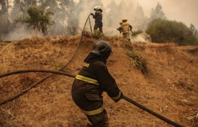 Chile cumple una semana con incendios forestales