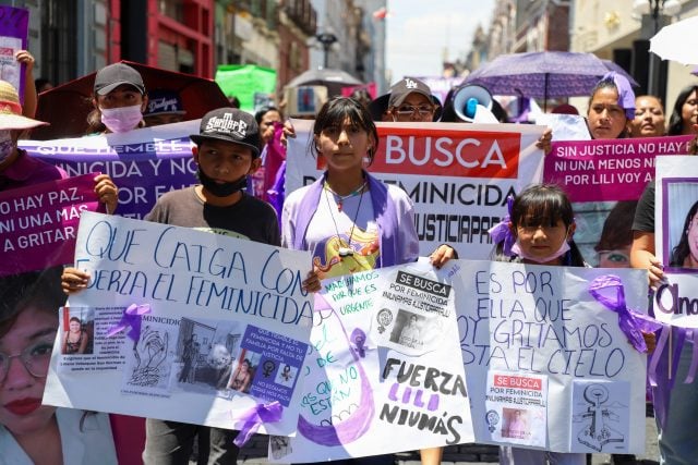 Exigen justicia por feminicidios de Liliana y Ana Laura en Puebla