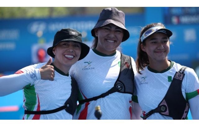 Arqueras mexicanas ¡celebran oro! en Copa del Mundo en Turquía