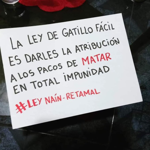 Rechazo ciudadano y críticas contra aprobación del Senado a “Ley Naín-Retamal”: Favorece la impunidad policial y el «gatillo fácil»