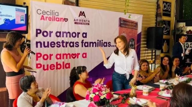 Cecilia Arellano se une a promoción política de su esposo Alejandro Armenta