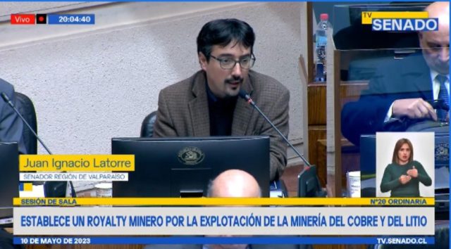 Senador Latorre votó a favor del Royalty Minero:  «Va en directo beneficio de las regiones»