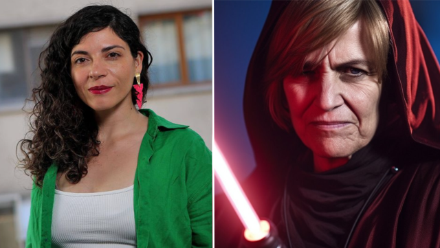 Camila Miranda saca ronchas con foto de Evelyn Matthei caracterizada como villana de Star Wars