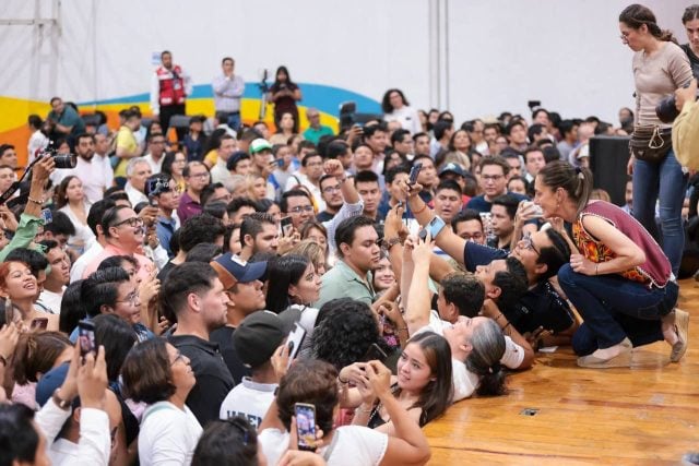 Sheinbaum lidera preferencias, tras cumplir siete días de gira nacional