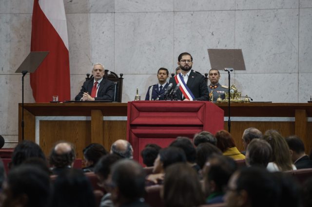 Presidente Boric: «Avanzar en verdad, en justicia, en reparación, en no repetición, no es una causa de la izquierda, sino de todo el arco político»