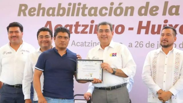 Céspedes hará obras educativas en Huixcolotla y Acatzingo