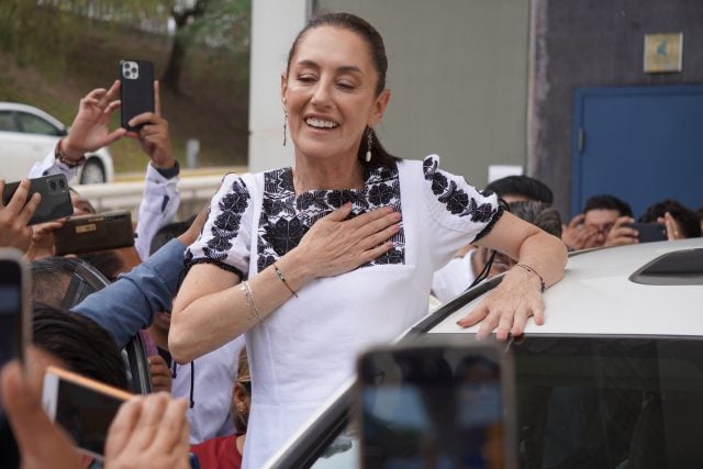 Esto dijo Sheinbaum en Puebla a empresarios, mujeres y gobernantes