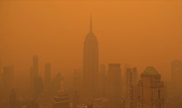 Ciudades de Canadá y EEUU se ahogan en nubes de humo