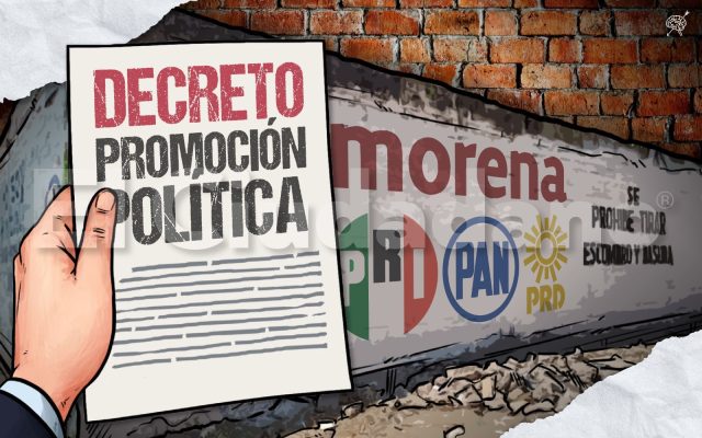 Cárcel y hasta 2 mdp de multa por pintas electorales en Puebla