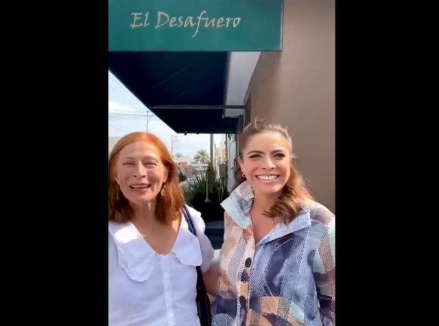 Comparte Tatiana Clouthier en redes encuentro con Olivia Salomón