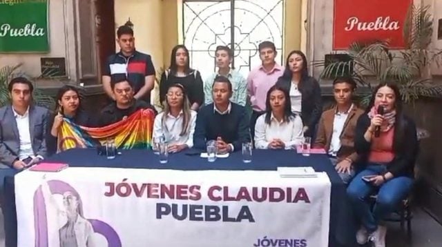 Integran en Puebla grupo «jóvenes Claudia» para impulsar a Sheinbaum