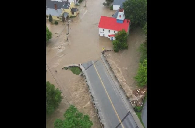 EE.UU.: emergencia en Vermont por «inundaciones catastróficas»