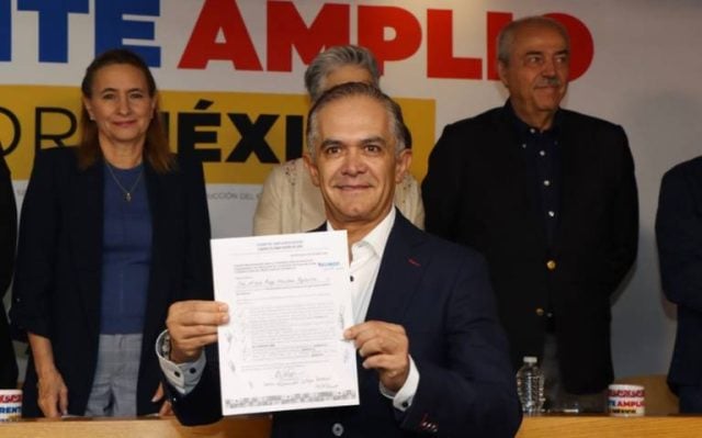 Impugna Mancera resultados de frente opositor por excluirlo