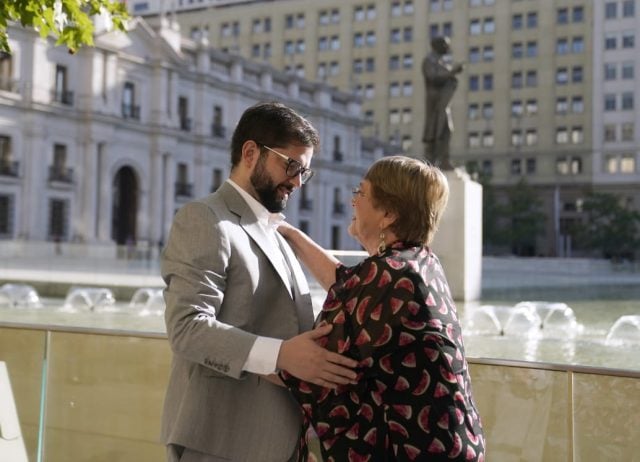 Expresidenta Bachelet sobre Boric: «Yo voté por él. Es mi presidente (…)Las veces que pueda necesitar consejo se la voy a proporcionar pero no interferir»