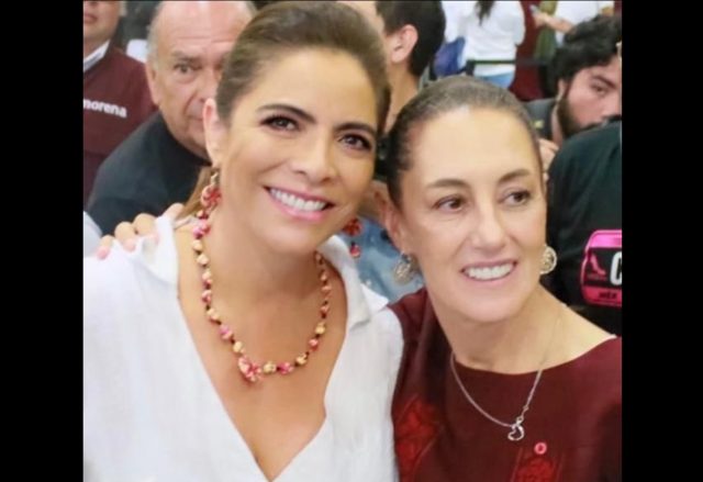 Olivia Salomón, presente en cierre de campaña de Sheinbaum