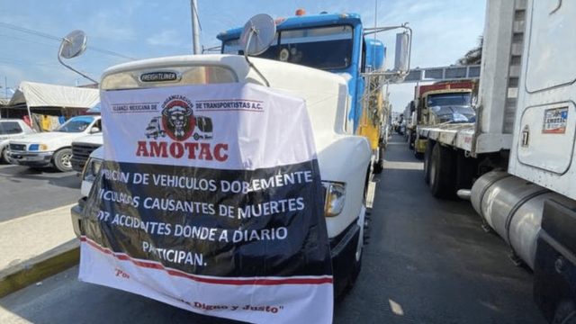 Transportistas anuncian paro nacional, exigen más vigilancia en carreteras