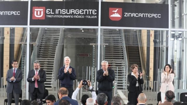 AMLO encabeza inauguración de Tren Interurbano México-Toluca