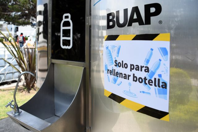 BUAP reabre bebederos en Ciudad Universitaria