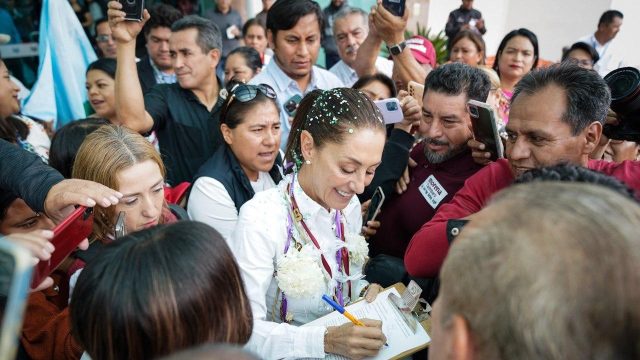 Sheinbaum inicia en Michoacán gira nacional en defensa de la 4T