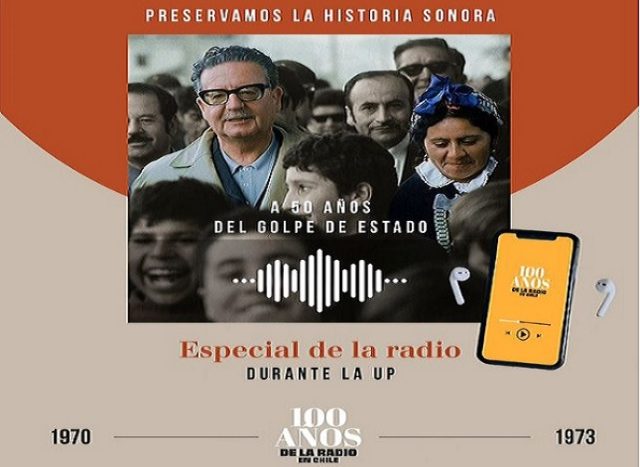 Especial sonoro a 50 años del golpe:  Realizan lanzamiento con más de 60 audios inéditos sobre radios durante la Unidad Popular