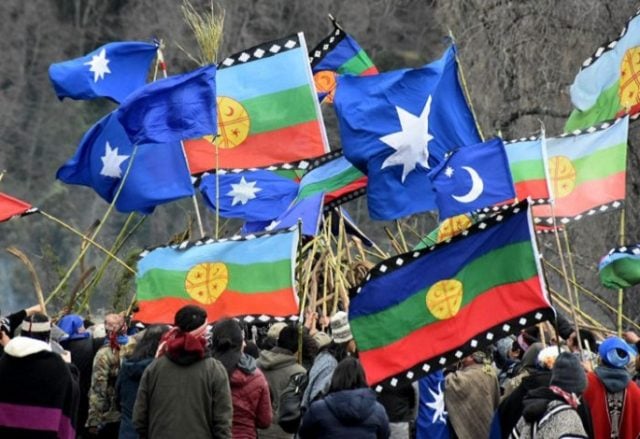 Comunidades mapuche se manifiestan en rechazo a Ley de Usurpaciones