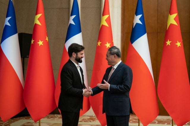 Boric sostuvo reunión con Primer Ministro de China para avanzar en cooperación económica y comercial